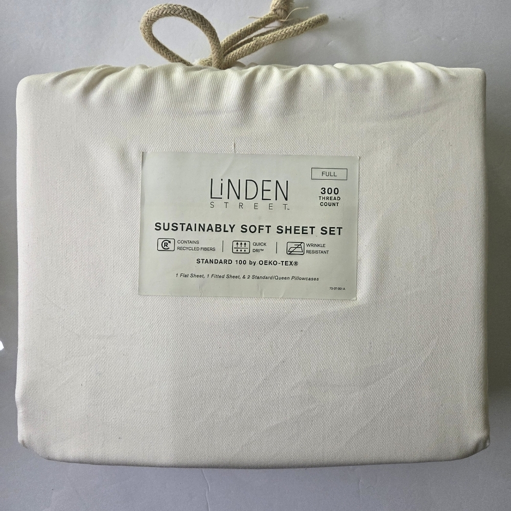 Cream Linden Street Soft Sheet Set